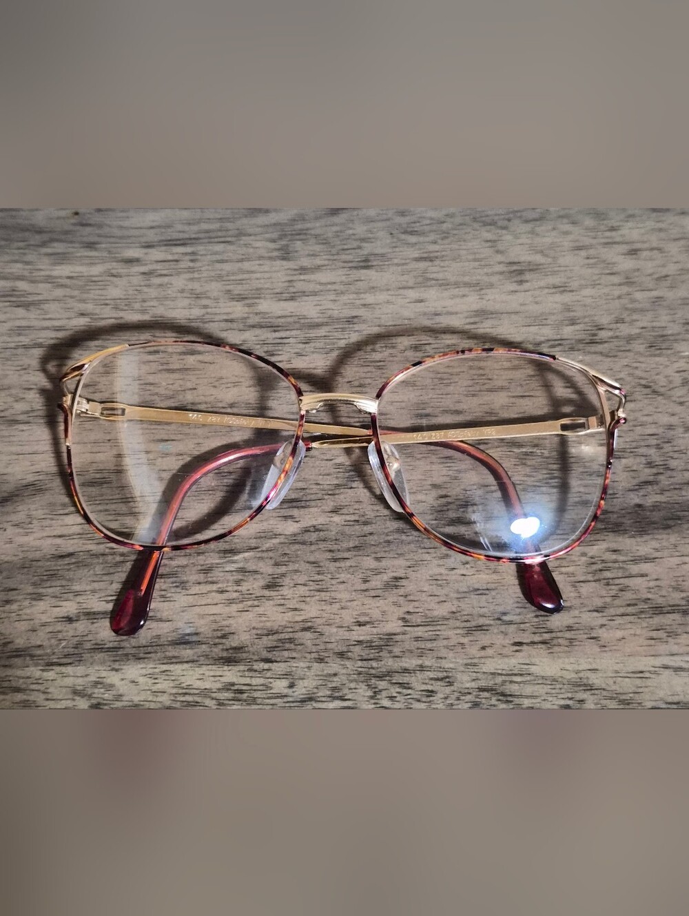 Women's Prescription AOSafety Tortoiseshell and Gold Round Eyeglass Frames